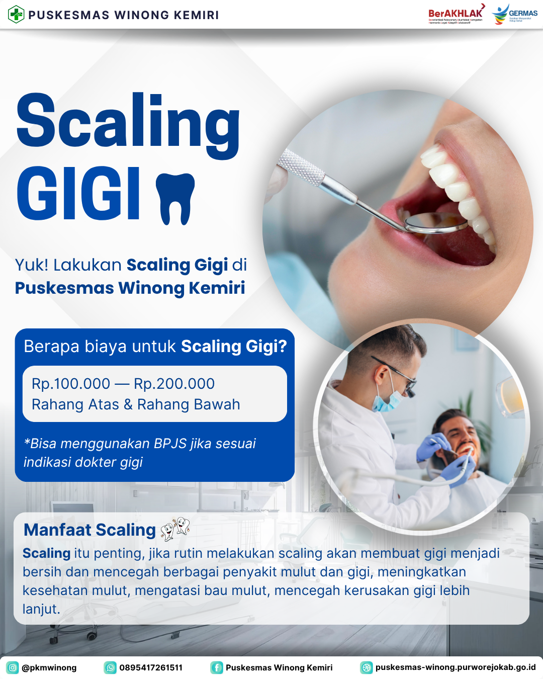 Yuk! Scaling Gigi di Puskesmas Winong Kemiri