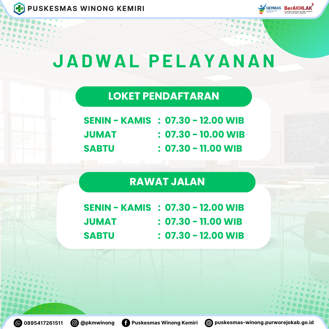 Jadwal Pelayanan